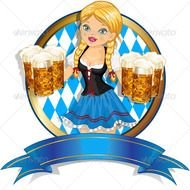 Bavarian Beer Girl