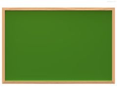 Blank green Blackboard drawing