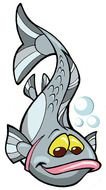funny animated fish