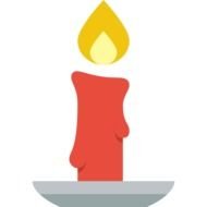 Christmas Candle Icons