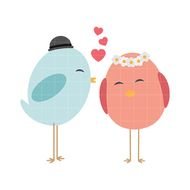 Love Birds Clip Art N16