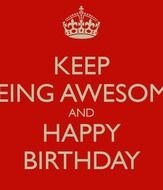 Funny Happy Birthday Awesome