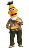 isolated Bert from Sesame Street