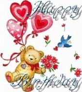 Happy Birthday Images Orkut Scraps Teddy Bear Heart Thumbpng