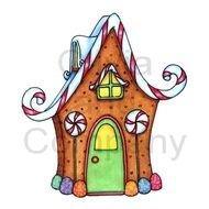 Gingerbread House Clip Art N21