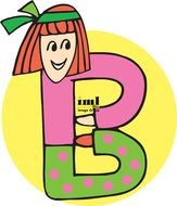 Close Up View Of Girl Forming B