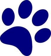 Bobcat Paw Print Clip Art N3