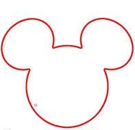 Mickey Mouse Head Template