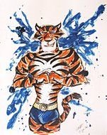 Ä°llustration of the tiger