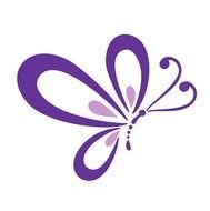 Purple Butterfly drawing