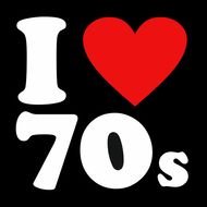 I 70s as the inscription in the picture