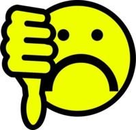 Thumbs Down Smiley Face Clip Art N3