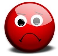 Round Sad Face Clip Art