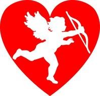 Valentine Cupid Clip Art N6