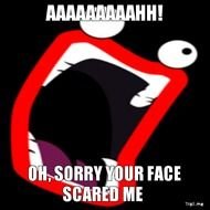 Scared Face Drawing Gif Reaction Cat Funny