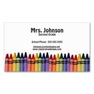 Teacher Business Card Template