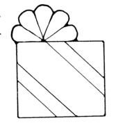 Black And White Gift Clip Art