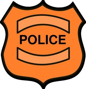 Cartoon Police Badge N2