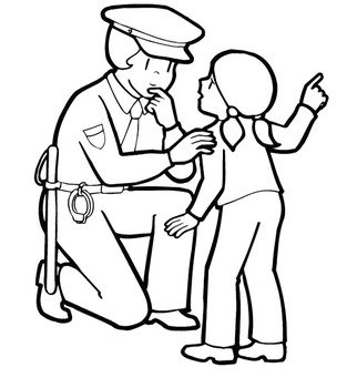 Police Officer Coloring Pages