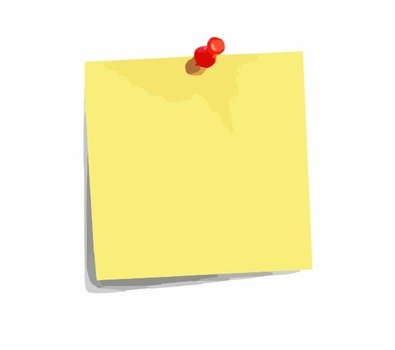 Post It Note Clip Art N29