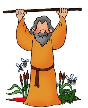 Moses 10 Plagues Clip Art