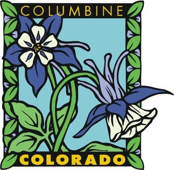 Columbine Flower Clip Art
