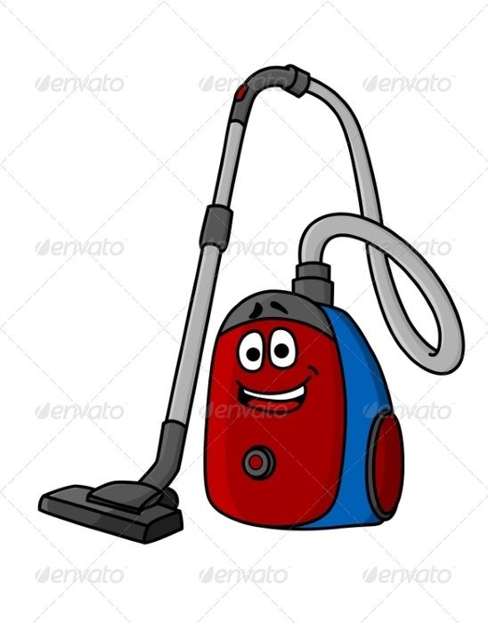 Cartoon Vacuum Cleaner
