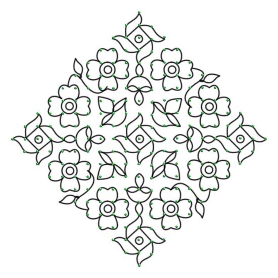Kolam Designs With Dots
