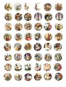 Vintage Easter Bunny Clip Art N2