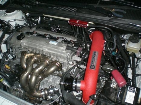 Scion TC Turbo Kit In The Car