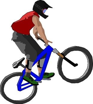 Mountain Bike Clip Art N14