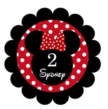 Red Minnie Mouse Invitations