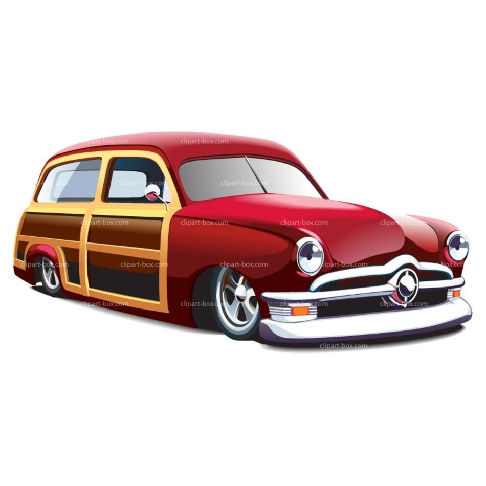 isolated red Buick