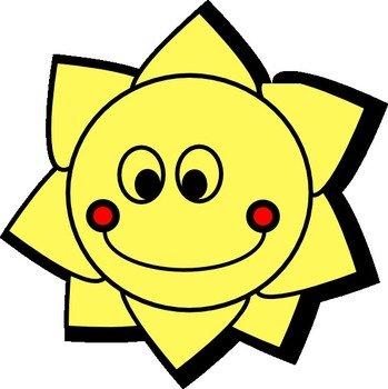 Smiling Sun Clip Art N7