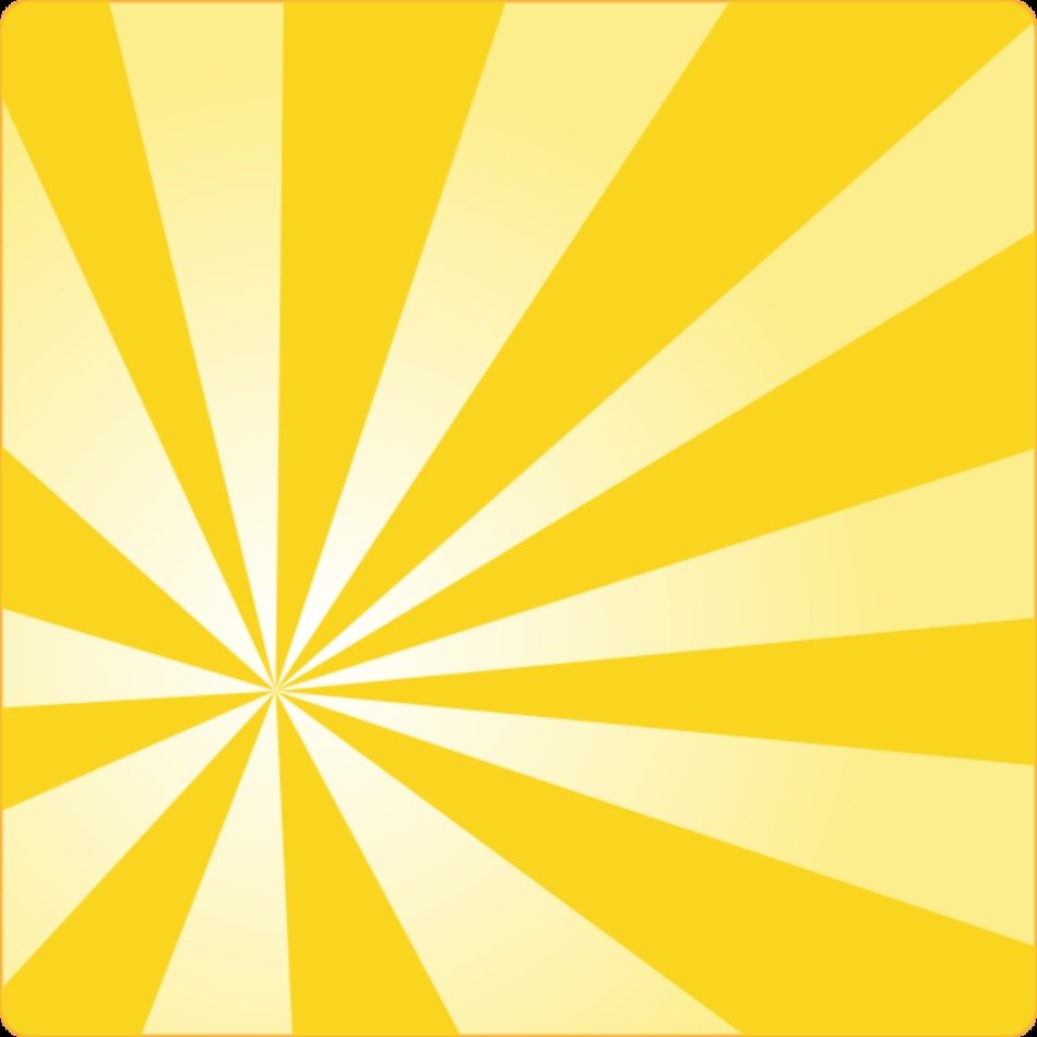 Yellow Background Sun Rays Clip Art