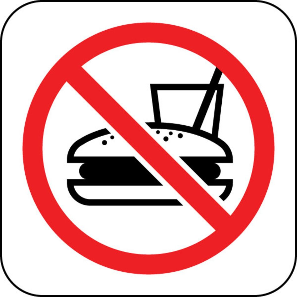 No Food Signs Clip Art