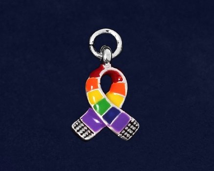 Rainbow Awareness Ribbon
