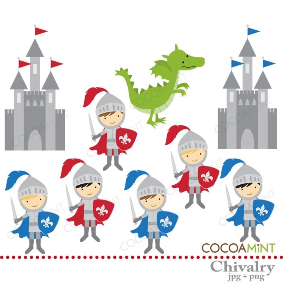 Chivalry Clip Art $500 Via Etsy