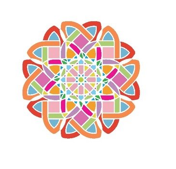 Abstract Flower Clip Art N6