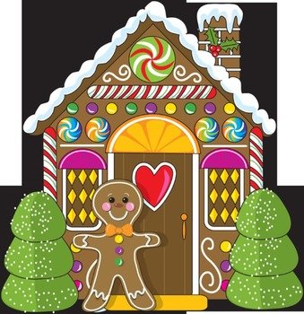 Gingerbread House Clip Art N19