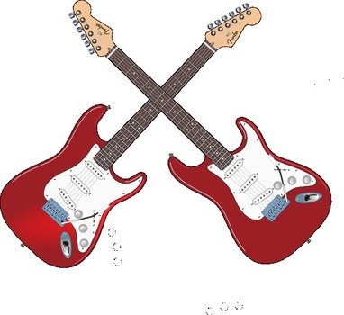 Bass Guitar Clip Art N4