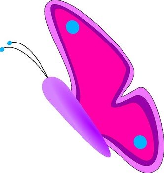 Cartoon Butterfly Clip Art N22