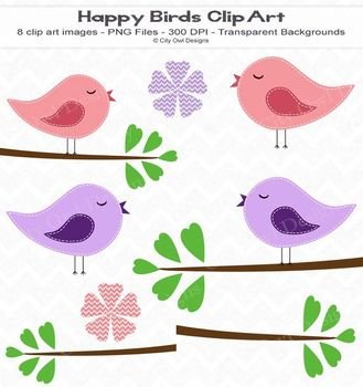 Happy Bird Clip Art