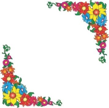 Flower Border Clip Art N42