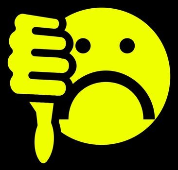 Thumbs Down Smiley Face Clip Art N3