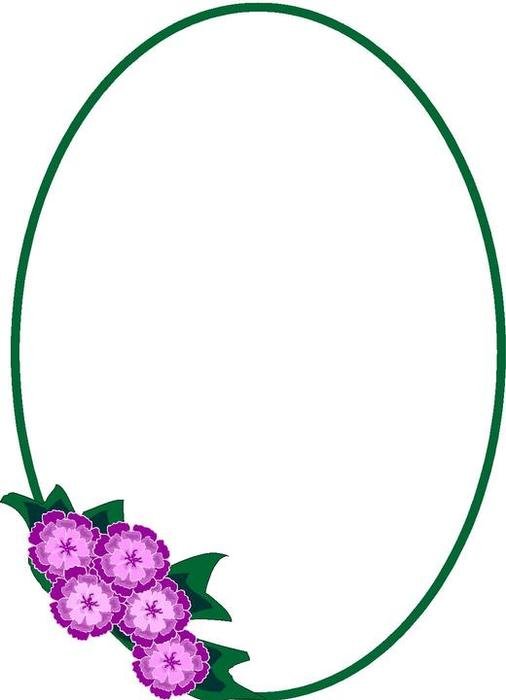 Oval Frame Clip Art N10