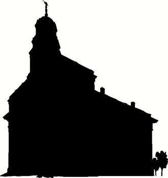 LDS Temple Silhouette
