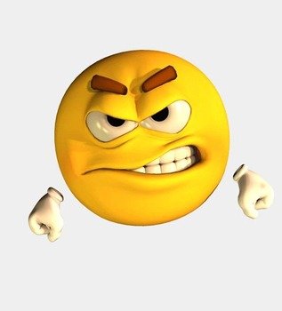 Angry Smiley Face Emoticons N4