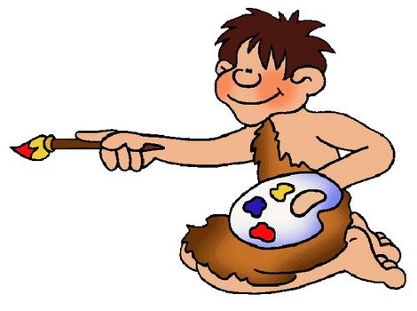 Cave Painting Clip Art N2