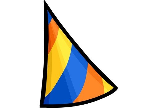 multi-colored festive cap